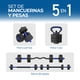 thumbnail image 2 of Mancuerna con Peso Ajustable Altera  ALT-A15 C/ Discos de Cemento Intercambiables Mas Pesa Rusa 15Kg, 2 of 7