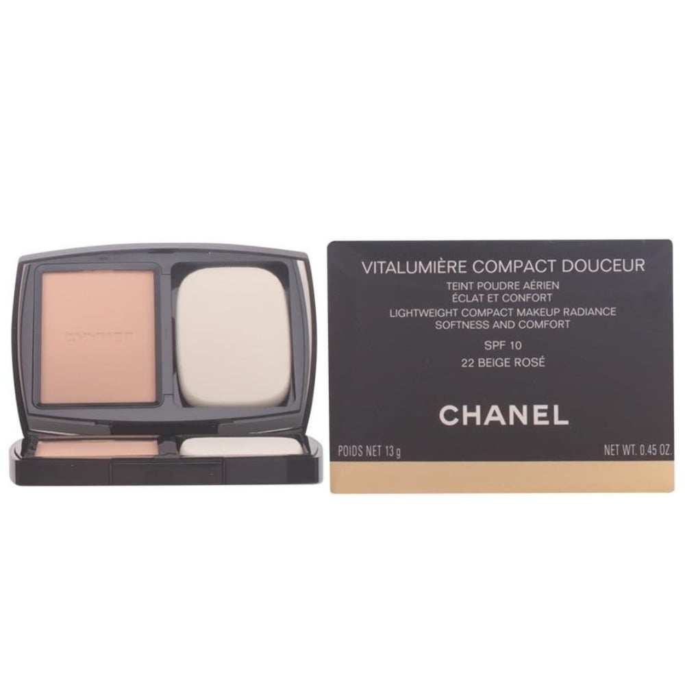Chanel Vitalumiere Compact Douceur Lightweight Compact Makeup SPF 10 Beige Rose 13g - Walmart.com