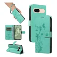thumbnail image 1 of Funda De Piel Emboss Butterfly Cards Con Ranura Para Google, 1 of 7