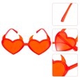 thumbnail image 3 of GOOHOCHY Gafas de sol con forma de corazón de San Valentín, lentes con forma de corazón del diablo, recuerdos de fiesta, gafas de sol decorativas para vacaciones, 3 of 8
