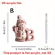 thumbnail image 3 of 26 English Letter Christmas Ornament Christmas Tree Decoration 2D Acrylic Decoration Car Rearview Mirror Ornament, 3 of 5