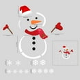 thumbnail image 6 of Tnobhg DIY Christmas Snowman Decoration Outdoor Garage Door Decorations For Home Christmas Holiday DIY Snowman Christmas Decor, 6 of 7