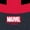 NAVY, variant on Marvel - Deadpool Logo - Men's Long Sleeve Crew Fleece Sweatshirt