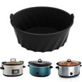 thumbnail image 3 of enjoywould Doublure de Mijoteuse en Silicone Réutilisable Surface Antiadhésive de Qualité Alimentaire Accessoire de Pot, 3 of 8