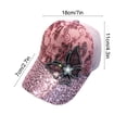 thumbnail image 3 of Summer Baseball Cap For Women Adjustable Size Sun Protection Hat With Breathable Mesh Back Cap For Outdoor Activities Picnic And Daily Wear, 3 of 6