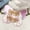 Suspension box packaging (1-2 days delivery), variant on Gilt white edge French manicure, gentle milk tea color diamond nails 3-12 years old 10 pieces children wear armor