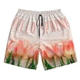 thumbnail image 3 of Uemuo Hello Spring Pattern Men's Swim Trunks Hawaiian Beach Bathing Suit Swimsuits Beach Quick-Dry Shorts with Pockets-XX-Large, 3 of 9