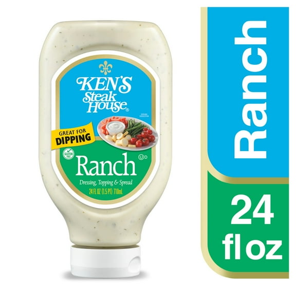 Ken's Steak House Ranch Salad Dressing, Topping & Spread 24 fl oz