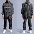 thumbnail image 3 of Unisex Waterproof Breathable Poncho Hooded Outdoor Raincoat Jumpsuit, 3 of 9