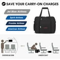 17X13X8 Inches JetBlus Airlines Personal Item Under Seat Duffel bag