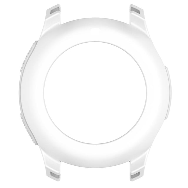 Estuche de repuesto de silicona y caucho para reloj de 46 mm Blanco