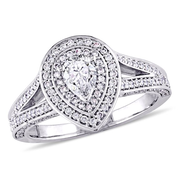 Everly Women's Diamond 14K White Gold Engagement Ring