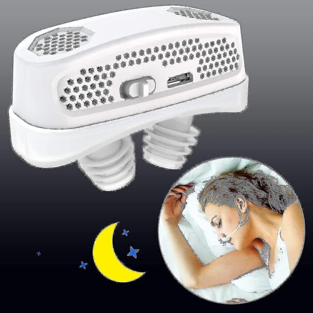 Dispositivos antironquidos Cpap 3 en 1 Filtro purificador de aire con tapón de ayuda para la apnea del sueño y ronquidos automático (hy)