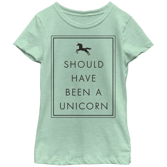 Girl's Lost Gods Should Have Been a Unicorn  Graphic Tee Mint Small
