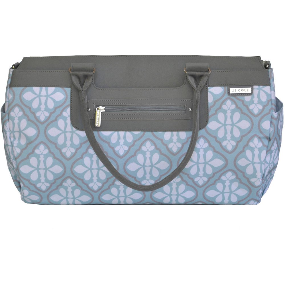 JJ Cole Parker Diaper Bag Blue Iris