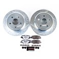 thumbnail image 3 of PowerStop Rear Z36 Truck & Tow Carbon-Fiber Ceramic Brake Pad and Drilled and Slotted Rotor Kit Fits: JEEP Select Models K3090-36, 3 of 4