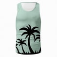 thumbnail image 4 of NOLDARES Men's Classic Tank Tops Sleeveless Workout Tees for Gym Fitness Weekend Casual(Mint Green,M), 4 of 5