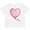 AA-White, variant on Inktastic Pink Balloon Heart Boys or Girls Toddler T-Shirt