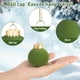 thumbnail image 5 of 12/24/36 piezas de bolas de Navidad de terciopelo a granel, adornos de bolas de Navidad irrompibles flocadas grandes para decoraciones colgantes de árboles de Navidad, 5 of 5