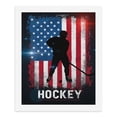 thumbnail image 5 of Paint by Numbers Kit for Adults, American Flag Hockey Player Silhouette Paint by Numbers, Easy Paint by Numbers Kit for Adults Beginner, DIY Adult Paint by Number Kits on Canvas, Home Decor 12x16in, 5 of 7