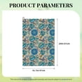 thumbnail image 4 of Kdxio Vintage Floral Butterflies Pattern Golf Towel (24" X 16") with Carabiner Clip - The Convenient Golf Cleaning Towel, 4 of 8