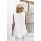 thumbnail image 4 of Blusas elegantes sin mangas casuales de verano de gasa para mujer, 4 of 6