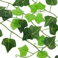 thumbnail image 2 of 12 Plantas Colgantes Artificiales, Guirnalda de Hojas de Plantas Trepadoras Falsas Decoraciones para Fiestas de Bodas de Regalo (81 Hojas), 2 of 5