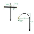 thumbnail image 2 of Cocoweb 9" Tru-Slim Plug-In LED Picture Light in Oil Rubbed Bronze, 2 of 5