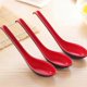 thumbnail image 4 of 10PCS Red and Black Asian Soup Spoon with Hook-Chinese Style Spoon, Perfect for Rice Pho Ramen Nood, 4 of 5