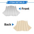 thumbnail image 3 of Unique Bargains 6 Pcs Door Pillar Window Trim for Hyundai Elantra 2021-2023 Silver Tone Front Rear Left Right Anti Scratch Sticker Pillar Posts Cover, 3 of 7