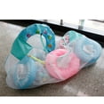 thumbnail image 6 of Extra Large Outdoor Hanging Pool Storage Bag Heavy Duty Mesh Net Organiser for Inflatable Floats Toys and Sports Balls with Fence Hooks, 6 of 7