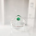 thumbnail image 4 of Hexagon Emerald Ring, 925 Sterling Silver Ring, Women Ring, Hydro Emerald Ring, May Birthstone, Christmas, Thanksgiving, Tiny Dainty Ring, Handmade, Statement Jewelry, Anniversary, 4 of 8