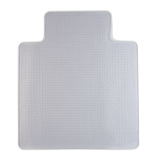 Staples Carpet Chair Mat with Lip 45" x 53'' High-Pile Clear (20362-CC)