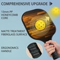 thumbnail image 2 of Pickleball Paddles Set Of 2, Fiberglass Surface, Thunder, Speed Print, 4 Balls & Bag, 2 of 5