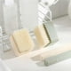 thumbnail image 4 of Bewildely Cepillo de ducha de mango largo, exfoliante para la espalda, cepillo desmontable para el cuerpo de la ducha, limpiador de piel de baño de mano Accesorios de baño Blanco Bewildely HA027020-01, 4 of 6