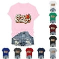 thumbnail image 2 of idosla Christmas Shirts Women Christmas Tree T Shirt: Merry Christmas Vacation Tees Xmas Tops (Red, M), 2 of 8
