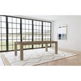 thumbnail image 2 of A-America Anacortes Modern Wood Table with Self Storing Leaf in Dark Taupe, 2 of 9