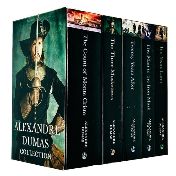 Alexandre Dumas 5 Books Collection Box Set - Fiction - Paperback