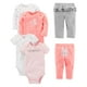 thumbnail image 1 of Conjunto de ropa de dormir Simple Joys para bebé niña Pink Bunny 3-6M, 1 of 4