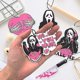 thumbnail image 4 of Pink Ghost Cute Car Interior Accessories Hanging Scents Anime Freshener Automotive Room Decor for Women Teen Girls Gift 5Pcs, 4 of 4