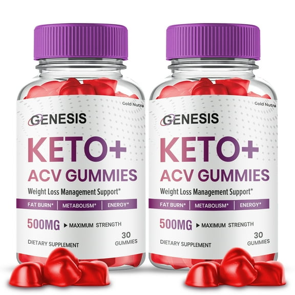 Genesis Keto Gummies, Genesis Keto Gummies SS Genesis Keto ACV Gummies, Advanced Apple Cider Vinegar Gummy Official (2 Pack)