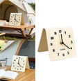 Creative Acrylic Table Analog Clock For Students And Adults Quiet ...