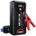 thumbnail image 1 of NEXPOW Car Battery Jump Starter, 2500A Peak 12V Battery Jump Box with Smart Clamp(Up to 7.0L Gas and 5.5L Diesel Engines), Portable Booster Pack Power Bank Car Starter, LED Light, 1 of 9