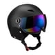 thumbnail image 5 of Casco de nieve, gafas protectoras, casco de esquí, resistencia al impacto, seguridad, cómodo Negro XL, 5 of 9
