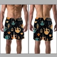 thumbnail image 3 of luoweisi Men's Beach Shorts Quick Dry Swim Trunks with Mesh Lining Vintage Teapot M, 3 of 5