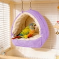 thumbnail image 4 of Warm Plush Parrot Nest Hammocks for Medium Sized Birds Winter Sleeping House Cozy Cage Accessory, 7.87x7.48x7.48 inches, 4 of 6