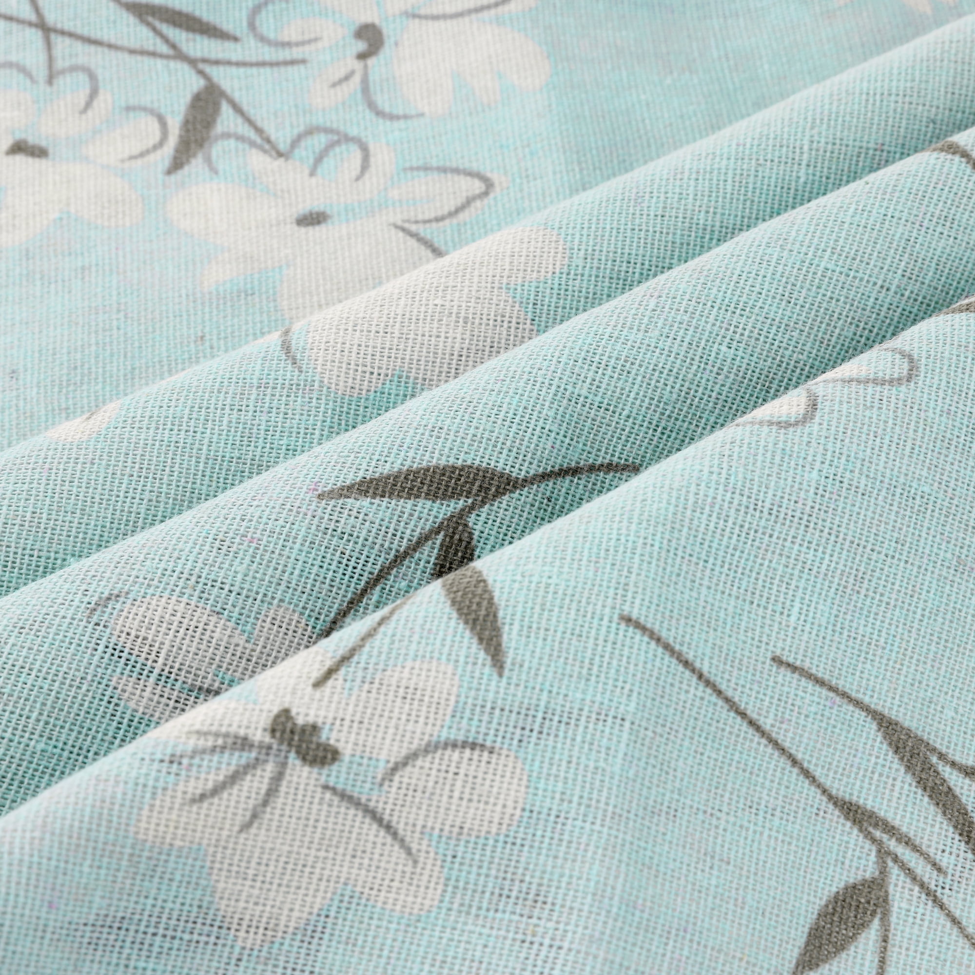 Unique Bargains Cute Pattern Throw Pillow Covers 4 Pcs Spandex Pillowcases For Home Sofa Magnolia/Small Green Leaves 16" x 16"