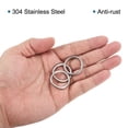 thumbnail image 4 of 20mmx26mm Dia 304 Stainless Steel O Ring Seamless Welded O-Ring for DIY 10 Pack, 4 of 5