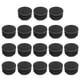 thumbnail image 4 of 30 tapones redondos de plástico para patas de sillas y mesas, protectores de muebles, color negro., 4 of 5
