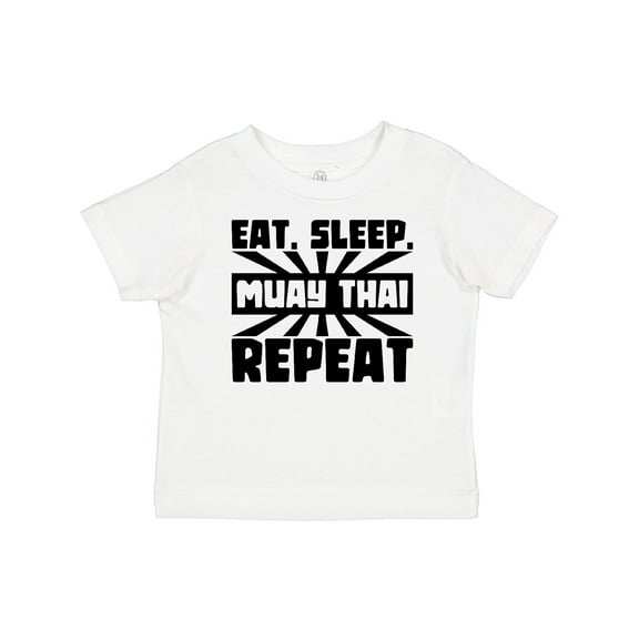 Inktastic Eat, Sleep, Muay Thai, Repeat Boys or Girls Baby T-Shirt